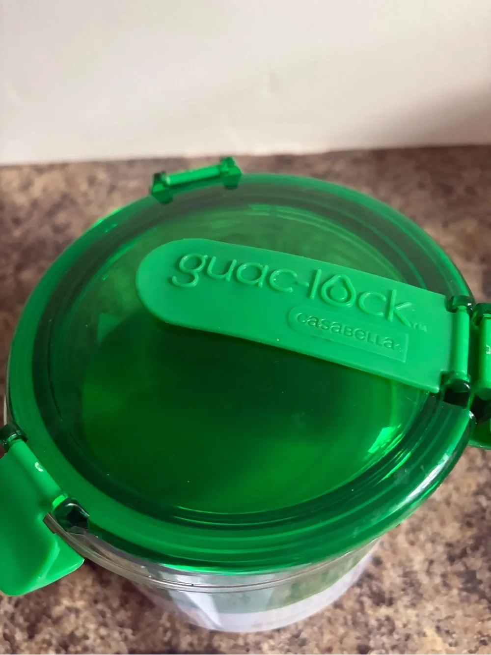 Guac Lock Green Airtight Food Storage Container